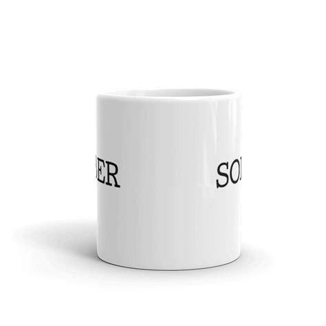 Personalized Sober Mug Custom Sobriety Tea Cup Recovering Addict Coffee