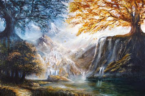 The Trees Of Valinor by Aronja on DeviantArt