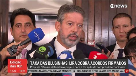 Vídeo Após Senado adiar votação Lira defende taxação de compras