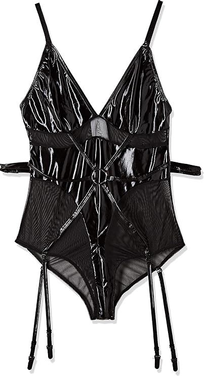 Cottelli Collection Women S 26414701021 Sexy Lingerie Shape RBondage Body With Open Cups Small