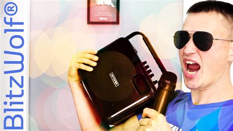 BlitzWolf® BW-KS1 КАРАОКЕ КОЛОНКА с МИКРОФОНОМ + КОНКУРС - YouTube