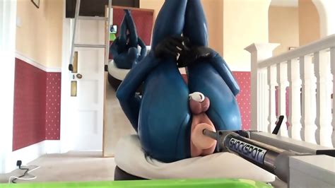 Pvcsissy In Chastity Anal Fucking Machine