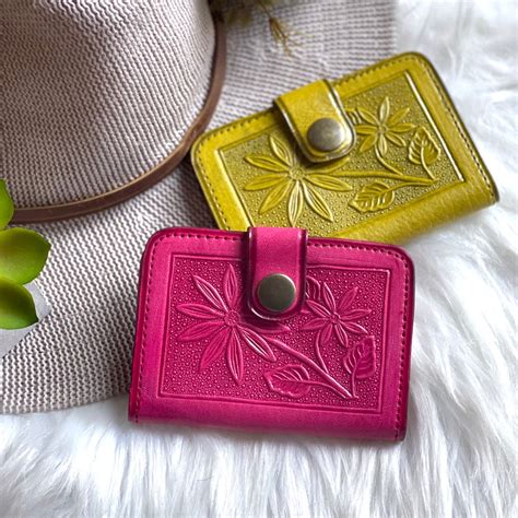 Handmade Leather Credit Card Holder Woman Card Holder Gifts For Her Etsy