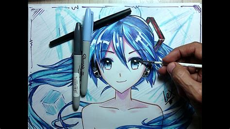 Como Dibujar A Hatsune Miku