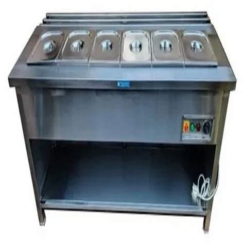 Commercial Stainless Steel Hot Bain Marie For Hotel Number Of Burner