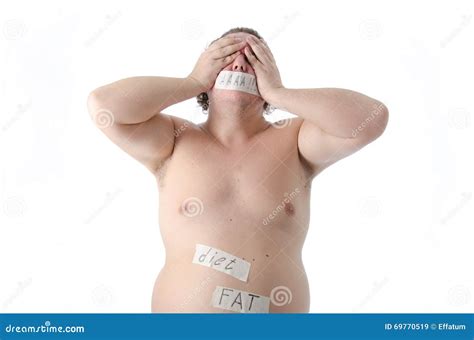 Episodes Fat Man Naked And Dressed Stock Image Cartoondealer