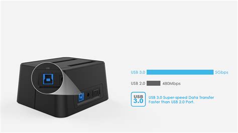 ST334U USB 3.0 to SATA Dual Bay External Hard Drive Docking Station for ...