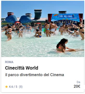 cinecittà world mappa e apertura Parchibox Parco Divertimenti Roma