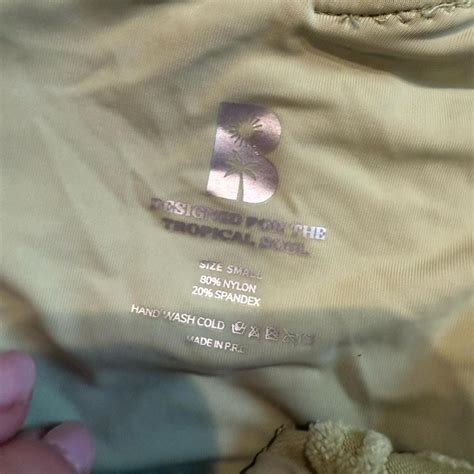 Blackbough Olive Bikini Set Top And Botom Are Small Depop