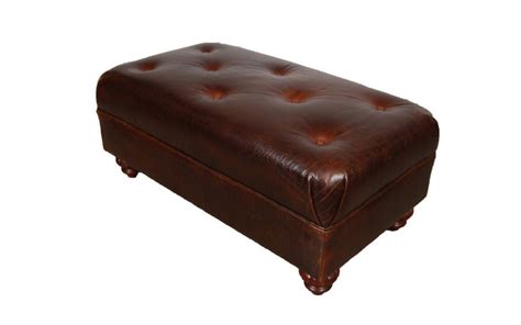 Large Tufted Ottoman – Cowhides Direct