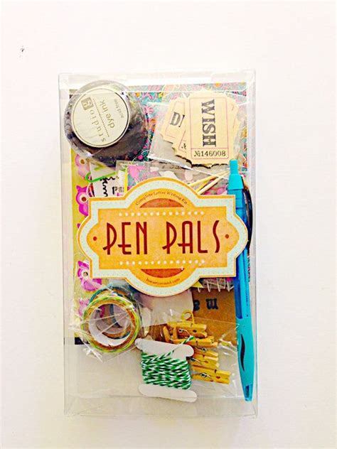 Pen Pals Letter Writing Kit Snail Mail Kit Snailmail Kit Letter