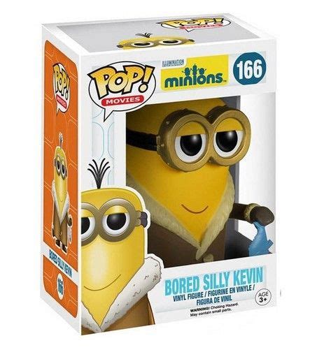 New Hot Sale Funko Pop Despicable Me Minions Bored Silly Kevin Minions Boxed Pvc Collection 10cm