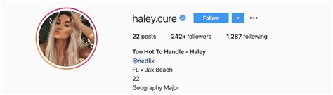 Haley From Too Hot To Handle Says She S Is A Geography Major Even Though She Said She Doesn T
