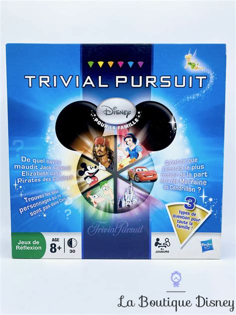 Jeu de société Trivial Pursuit Disney pour la Famille Hasbro Jeux de