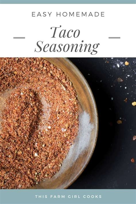 Homemade Low Sodium Taco Seasoning