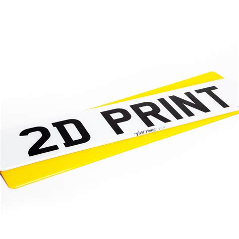 Standard Number Plate Printing Vivid Plates