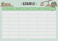 Ideas De Horarios Aesthetic Horarios Para Imprimir Horario