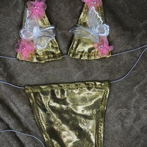 Fairy Micro Bikini Halloween Stripper Outfit Rave Outfit Etsy