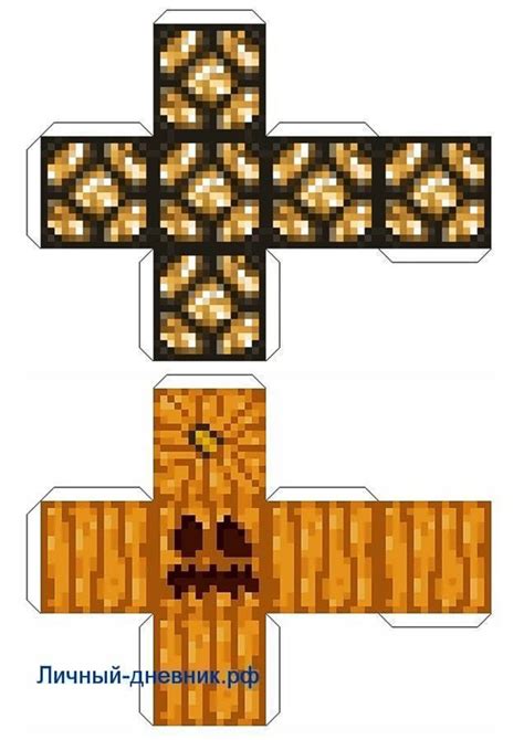 Майнкрафт модели из бумаги