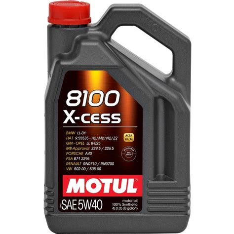 MOTUL 8100 X-CESS 5W-40 4L – garvan.eu