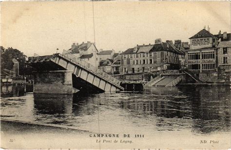 Guerre 1914 Le Pont De Lagny Sur La Marne Detruit Pour Arreter Cartorum