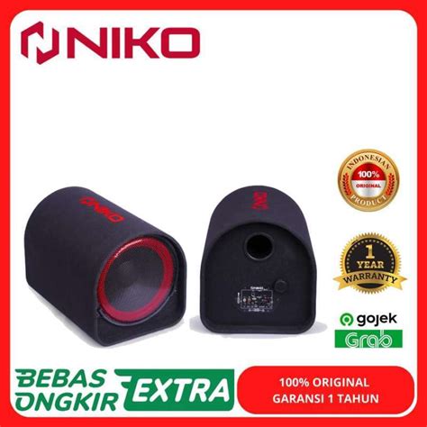 Jual NIKO GL 12 Speaker Subwoofer Aktif Mobil Serbaguna 12 Inch 115W Di