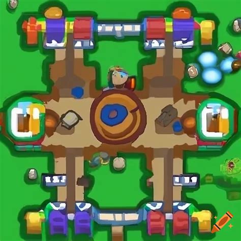 Bloons Td6 Map On Craiyon