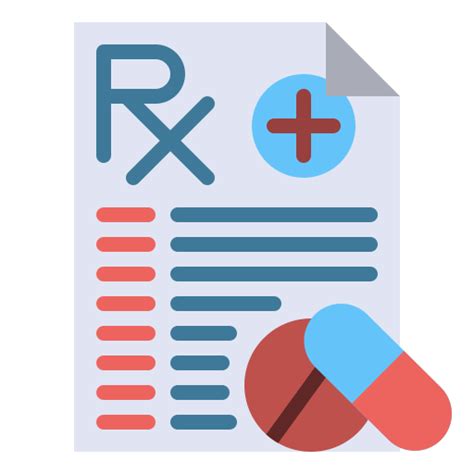 Prescription Generic Flat icon 