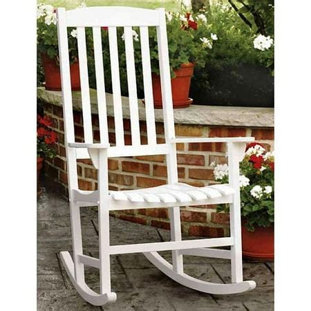 Wooden White Porch Rocker - Walmart.com