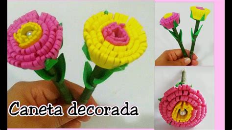 Flor De Eva Para Caneta - Molde De Flor Para Caneta De Eva – SPVN
