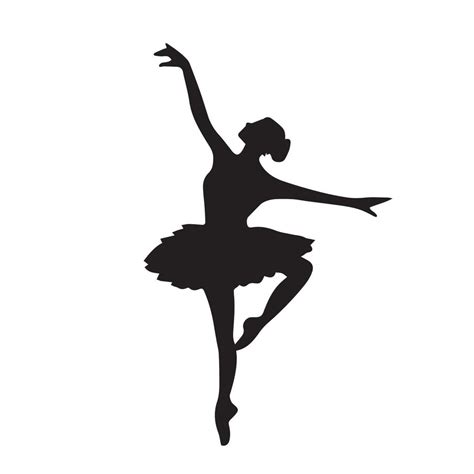 Female Young Adult Ballerina Ballet Dancer Pose With Black Color