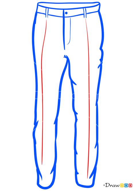 How To Draw Pants Clothes