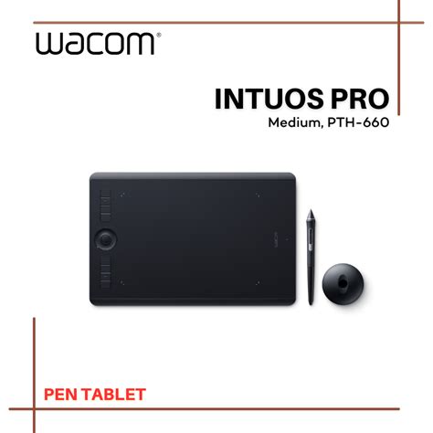 wacom intuos pro pth  graphic drawing  tablet medium shopee