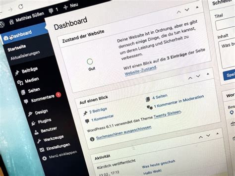 Webseiten Mit Wordpress Ein Leitfaden F R Neulinge Matthias S En