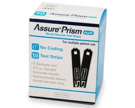 Assure Prism Multi Blood Glucose Test Strips Carewell