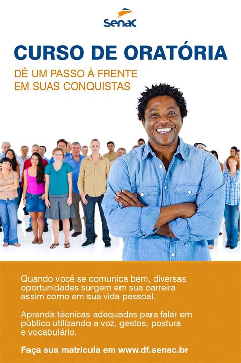 Curso De Oratória Gratuito Senac - Anúncio criado para o curso de oratória do SENAC DF. Conceito, texto e ...