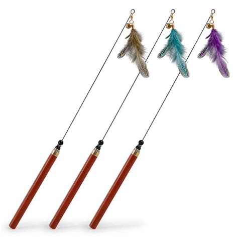 Feather Dancer Teaser Wand CattyLicious Cat Toys