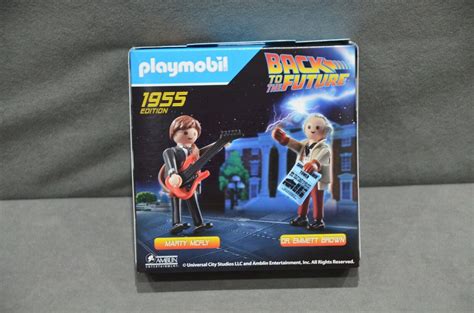 Playmobil 70459 6pcs Back To The Future Marty McFly Doc Brown 1955