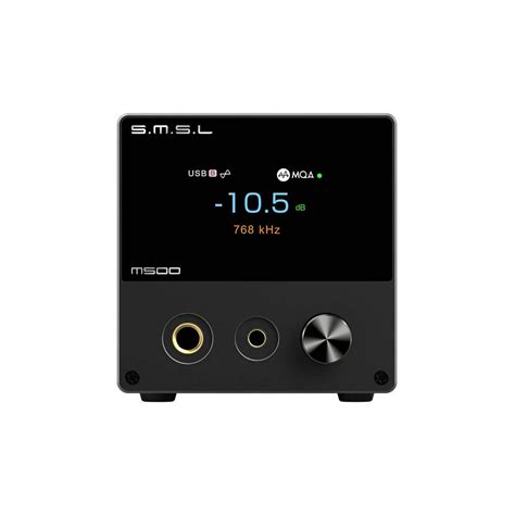 Купить усилитель-цап для наушников SMSL M500 MK III Black по цене от ...