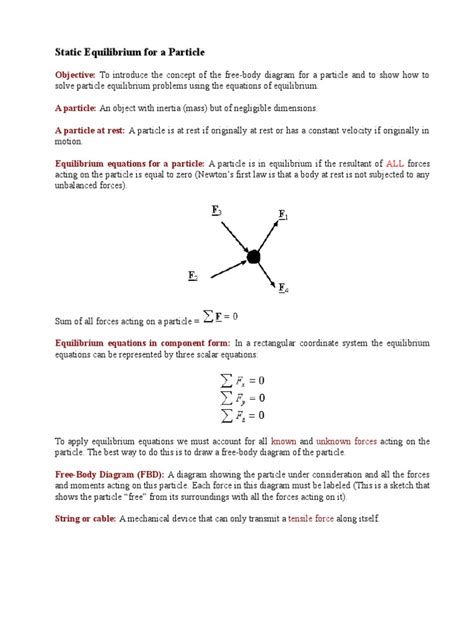 ️ How to solve static equilibrium problems. Review_Math. 2019-01-17