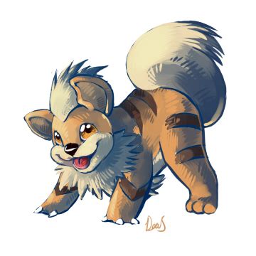 Growlithe by Silverkiwi78 on DeviantArt