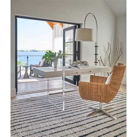 Cabo Writing Desk, White Sand – High Fashion Home
