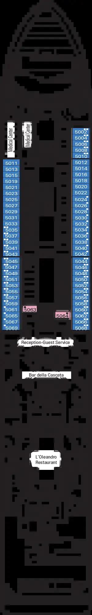 Deck Plan For MSC Musica Iglu Cruise