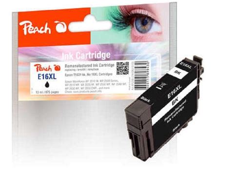 Peach Tinte Epson No 16XL T1631 Black Alltron