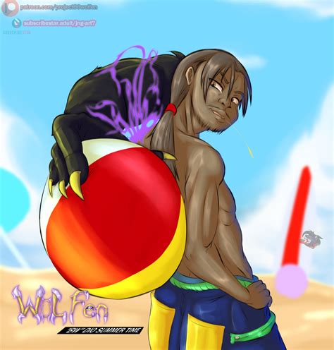 Summer Time BW Dio At The Beach By Project00Wolfen Hentai Foundry