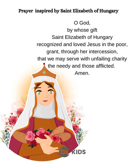 Saint Elizabeth of Hungary - BeKids