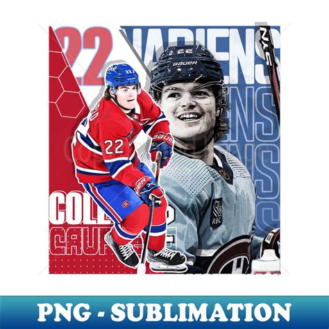 Cole Caufield Hockey Design Poster Canadiens Png Transpare Inspire