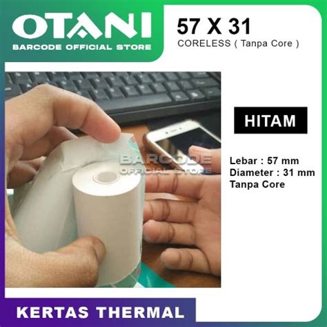 Jual Otani 58x31 58x30 Kertas Struk Termal Thermal Paper Coreless