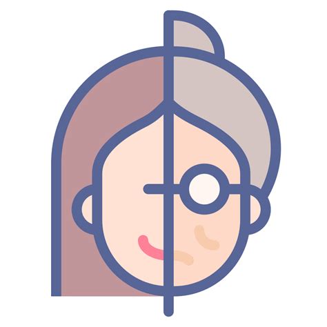 ageing aging elder mature older senior icon   iconfinder