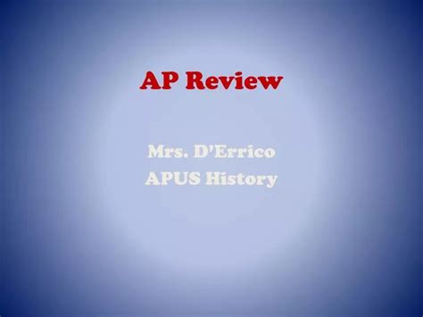 Ppt Ap Review Powerpoint Presentation Free Download Id1888788